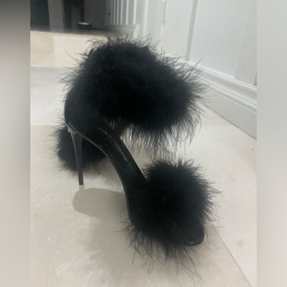 Dolce & Gabbana Marabou sandals Size 38 - Picture 5 of 14